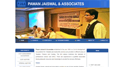 Desktop Screenshot of pawanjaiswalassociates.com