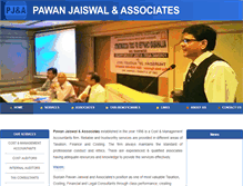 Tablet Screenshot of pawanjaiswalassociates.com